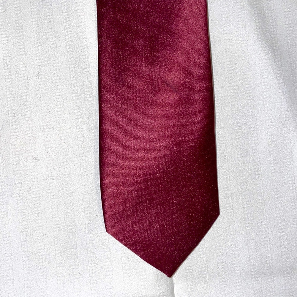 Maroon Skinny Tie